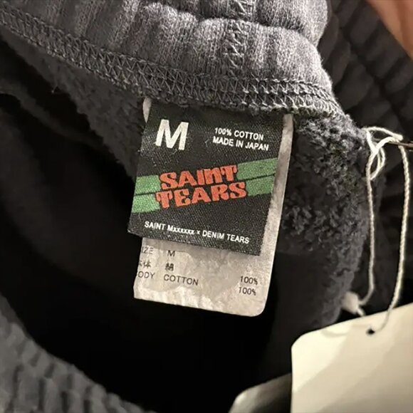 Saint Mxxxxxx x Denim Tears Struggle Sweatpants Black | Saint Michael - Picture 8 of 8